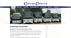 Desktop Screenshot of cambridgecoaches.com